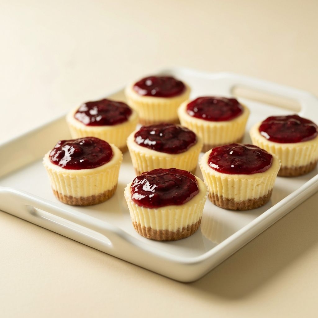 Mini Cheesecake de Arándanos cucharables